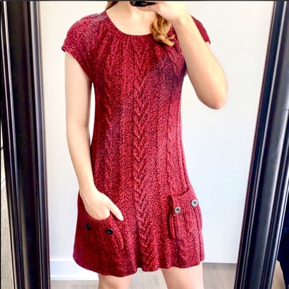 Melange Sweater Dress 